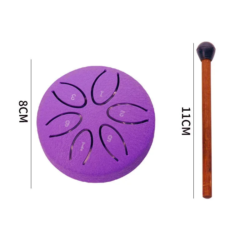 Mini Steel Tongue Drum - 6 Tones