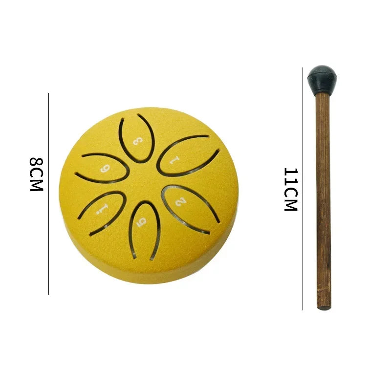 Mini Steel Tongue Drum - 6 Tones