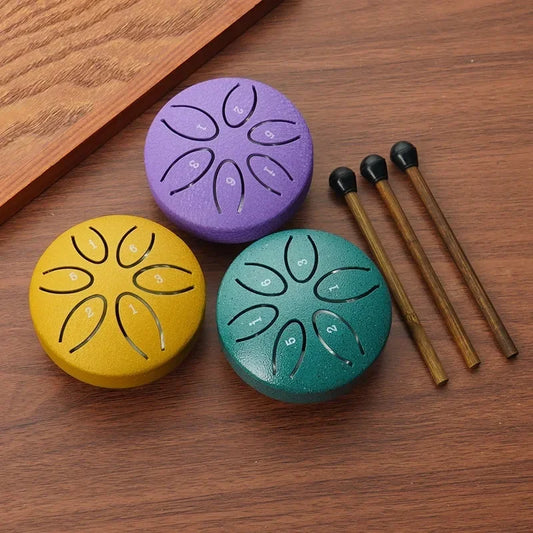 Mini Steel Tongue Drum - 6 Tones