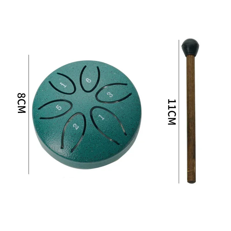 Mini Steel Tongue Drum - 6 Tones