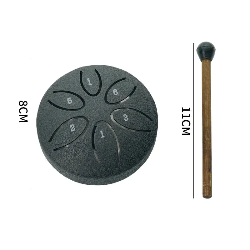 Mini Steel Tongue Drum - 6 Tones
