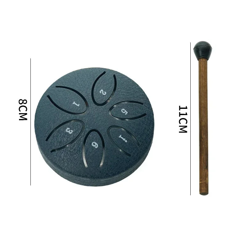 Mini Steel Tongue Drum - 6 Tones